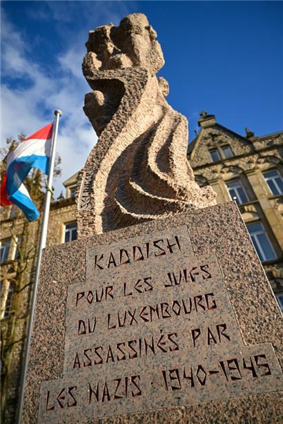 Das Kaddish-Denkmal zur Erinnerung an die Opfer der Shoah
