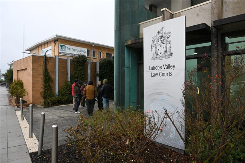 Das Latrobe Valley Magistrates Court in Morwell, Australien, wo Erin Patterson vor Gericht steht, die beschuldigt wird, die Verwandten ihres entfremdeten Ehemanns getötet zu haben, indem sie ihnen absichtlich giftige Pilze zum Mittagessen serviert hat
