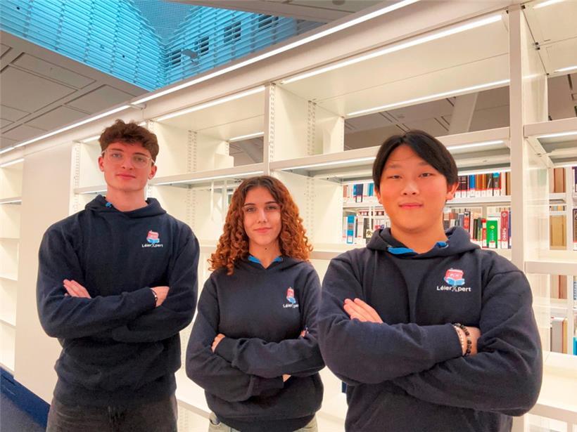 Das „LéierXpert“-Team: Nima Tehrani, Inês Domingos und Pit Kasel
