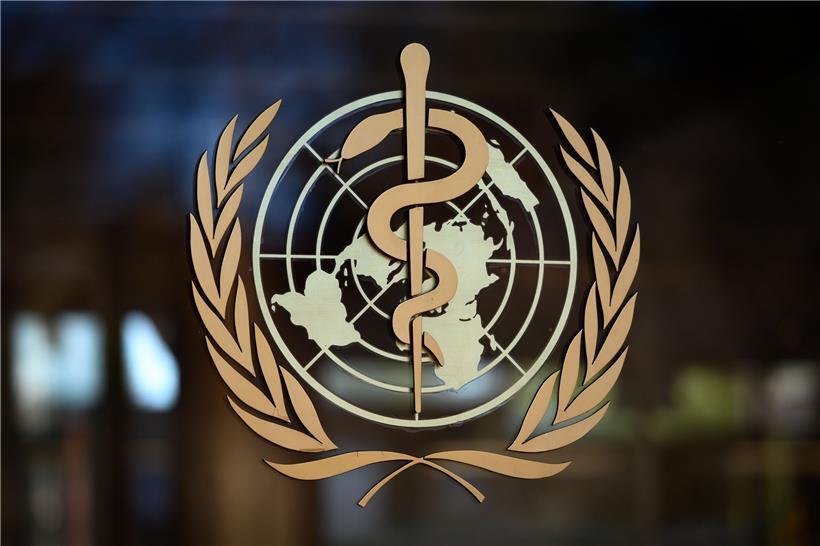 Das Logo der Weltgesundheitsorganisation 
