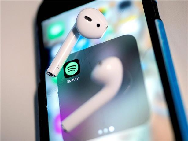 Das Logo des digitalen Musik-Streamingdienstes Spotify