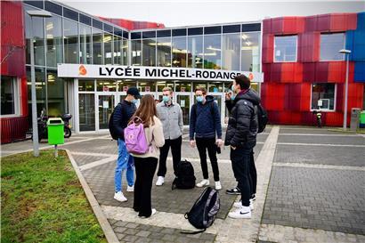 Das Lycée Michel-Rodange im November 2020
