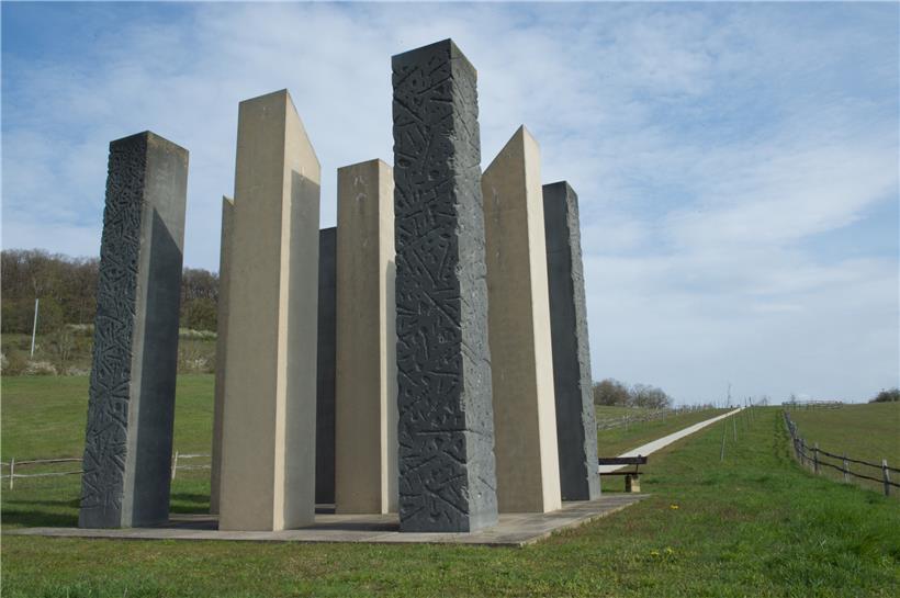 Das Mahnmal der Straßenverkehrsopfer in Junglinster