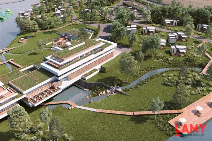 Das Megaprojekt des „Groupe Lamy“ am Ufer des Weiswampacher Sees hat in den letz...