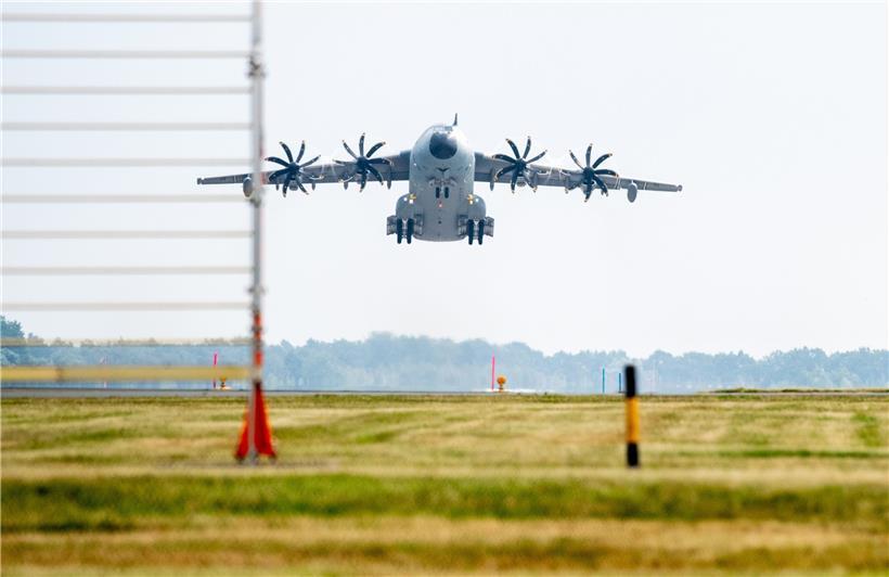 Das Militärflugzeug vom Typ Airbus A400M der Luxemburger Armee soll bei der Evakuierungsoperation zum Einsatz kommen
