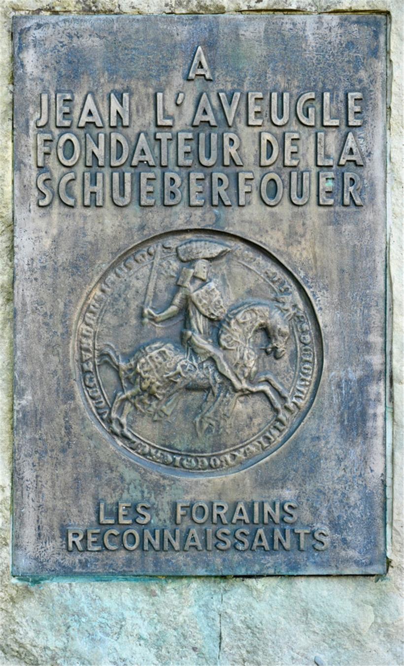 Das Monument für „Jang de Blannen“ wurde 1975 von den Forains errichtet und 2020 renoviert
