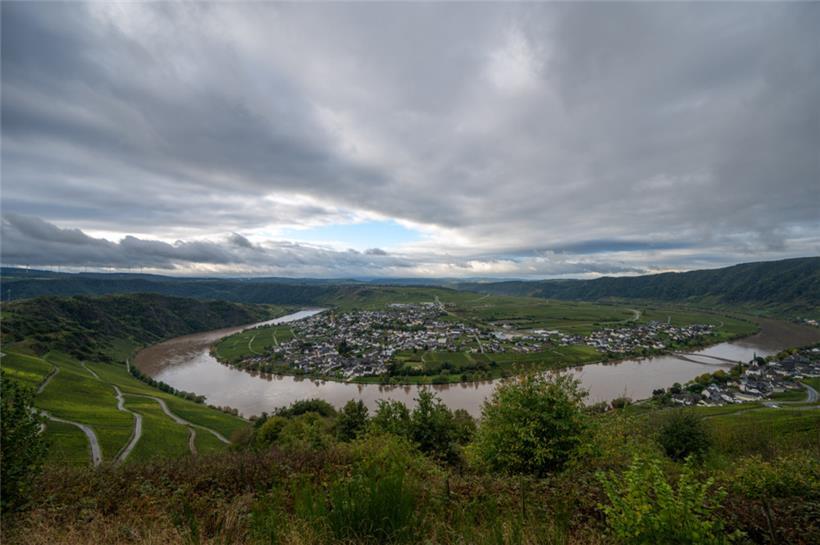 Das Moseldorf Piesport in Rheinland-Pfalz

