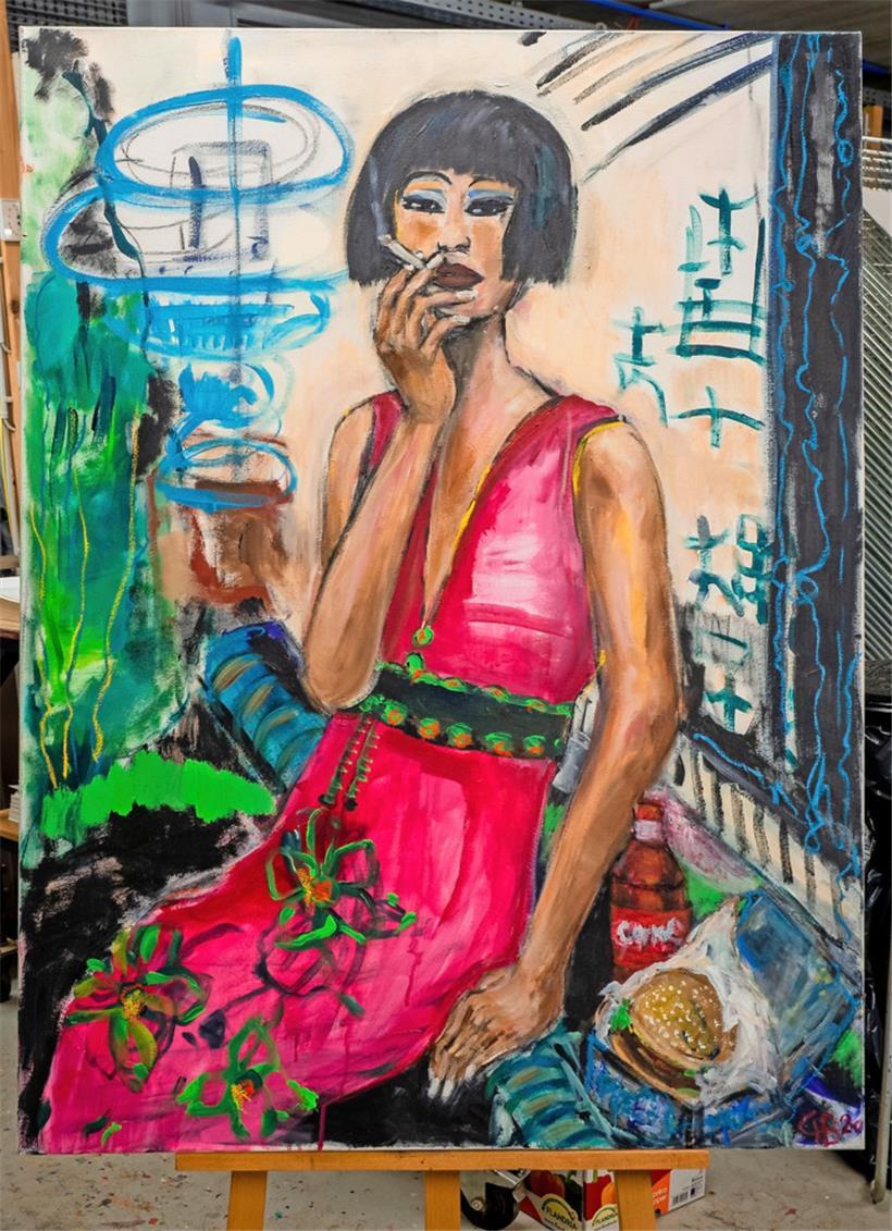 Das Motiv der Serigrafie
