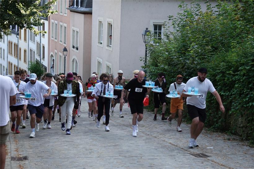 Das Motto: So wenig wie möglich verschütten