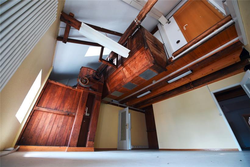 Das Mühlwerk eine Etage tiefer