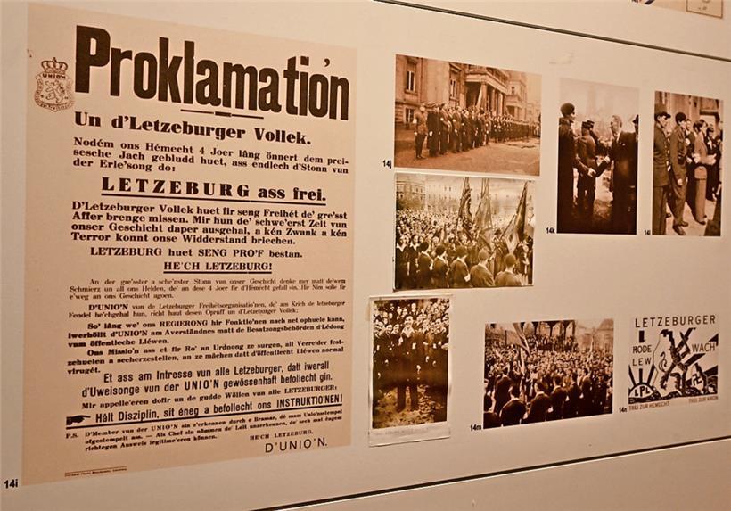 Das Museum erzählt die Geschichte des Zweiten Weltkrieges anhand vieler Fotos und Dokumente
