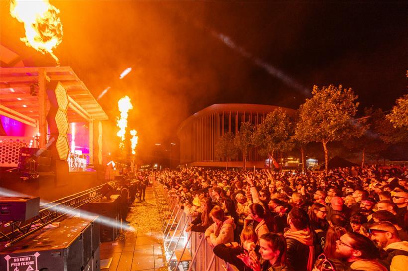 Das Musikfestival für elektronische Tanzmusik fand zuletzt im September in Kirchberg auf dem Gelände rund um die Philharmonie statt
