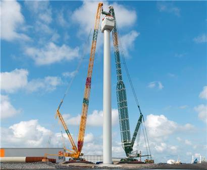 Das Nordenergie-Projekt sieht den Bau von zwei Windkraftanlagen der neuesten Generation vor
