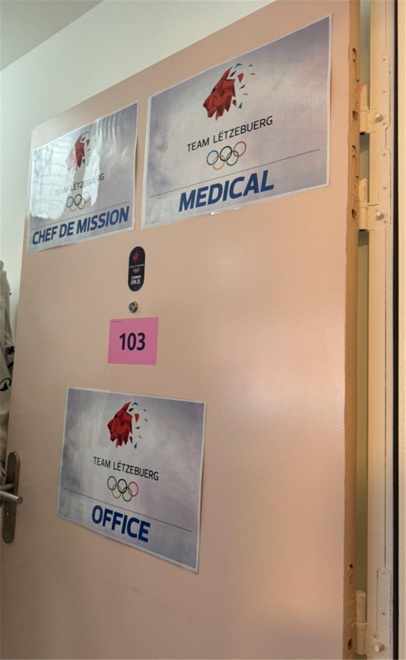 Das Office des Team Lëtzebuerg befindet sich im Erdgeschoss 
