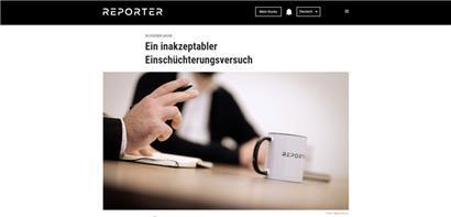 Das Online-Magazin lässt sich nicht einschüchtern
