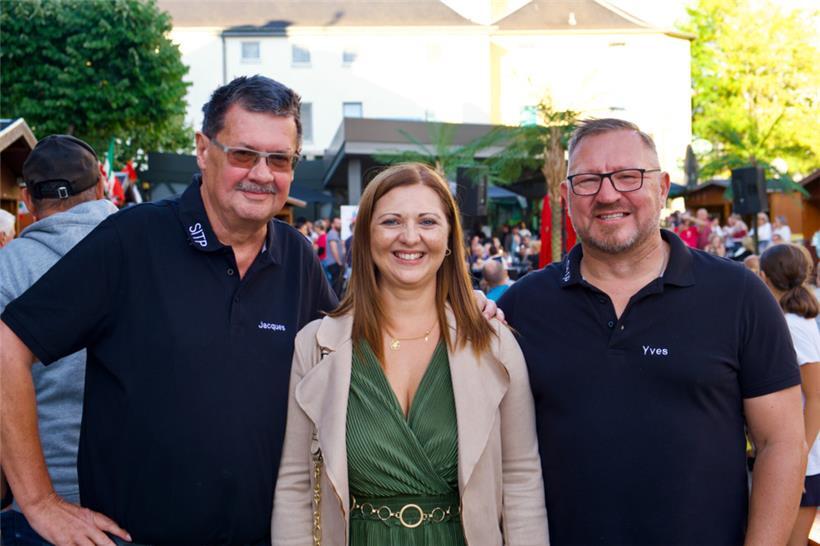 Das Organisationsteam rund um Yves Goevelinger, Schöffin Maria Agostino und Jacq...