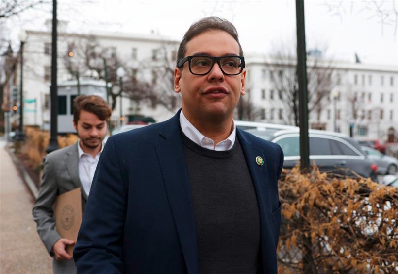 Das Original: George Santos Ende Januar in Washington
