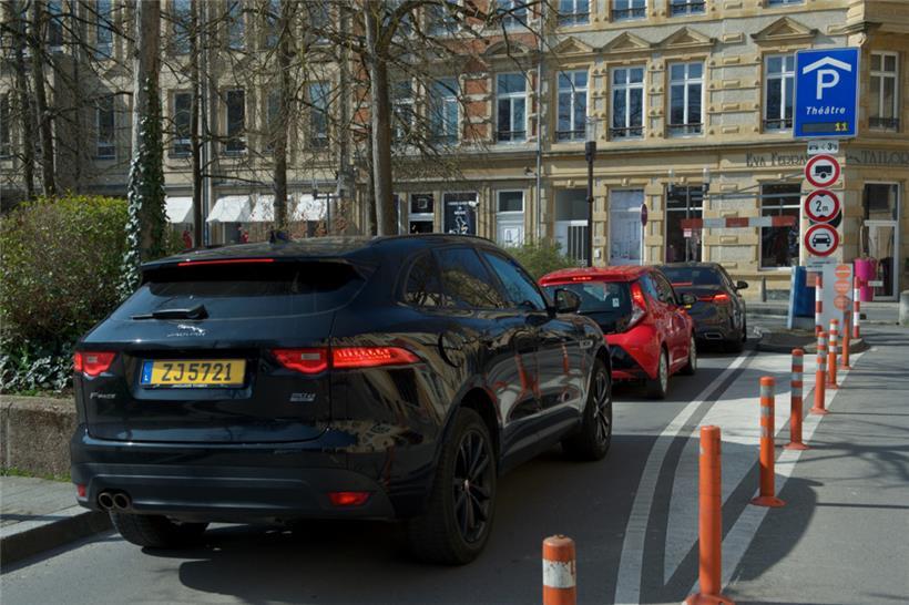 Das Parkhaus an der place du Théâtre ist dringend renovierungsbedürftig
