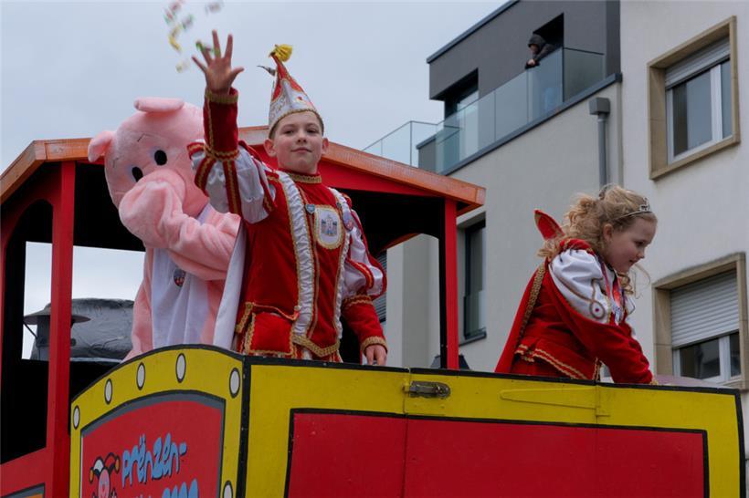 Das Prinzenpaar der Nachwuchs-Kavalkade