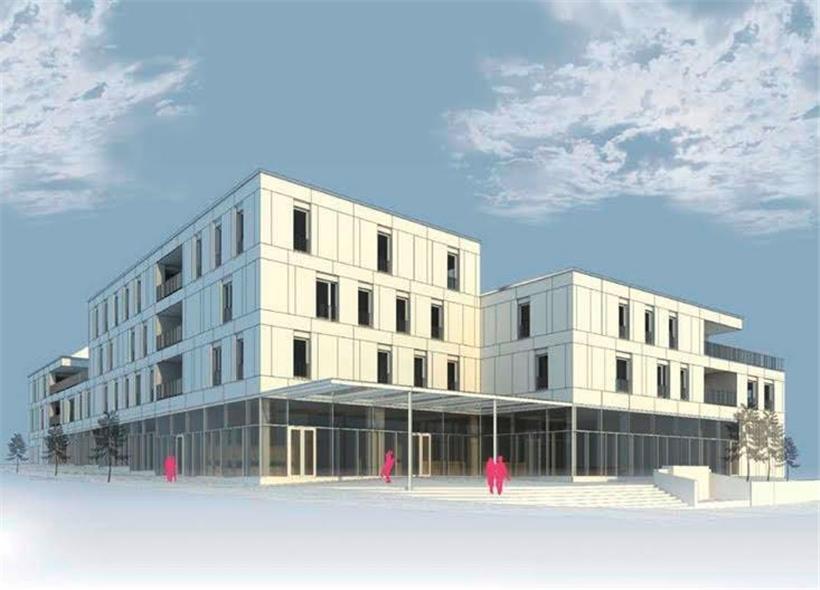 Das Projekt „Millénaire“ sieht die Schaffung von Wohn-, Büro- und Geschäftsflächen im Zentrum von Mamer vor
