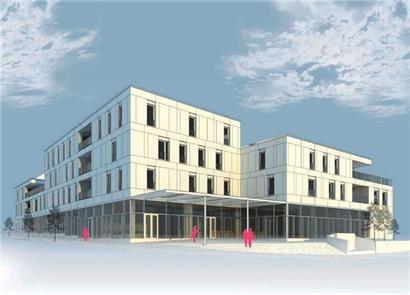 Das Projekt „Millénaire“ sieht die Schaffung von Wohn-, Büro- und Geschäftsflächen im Zentrum von Mamer vor
