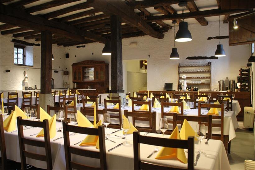 Das Restaurant der „Robbesscheier“: Die Küche des Café-Restaurants wird gerade r...