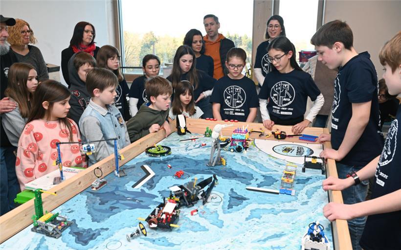 Das „Robot Game“ ist eines von vier Säulen der „First Lego League“  
