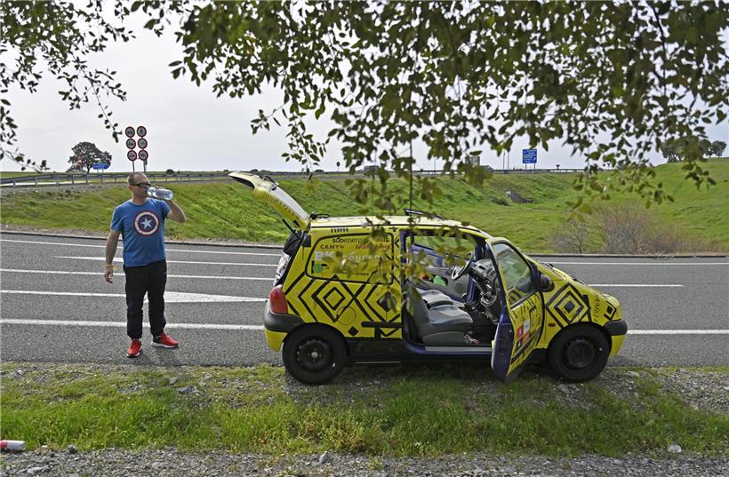 Das Schöne an Spanien scheinen die Landschaften und die improvisierten Raststätten zu sein