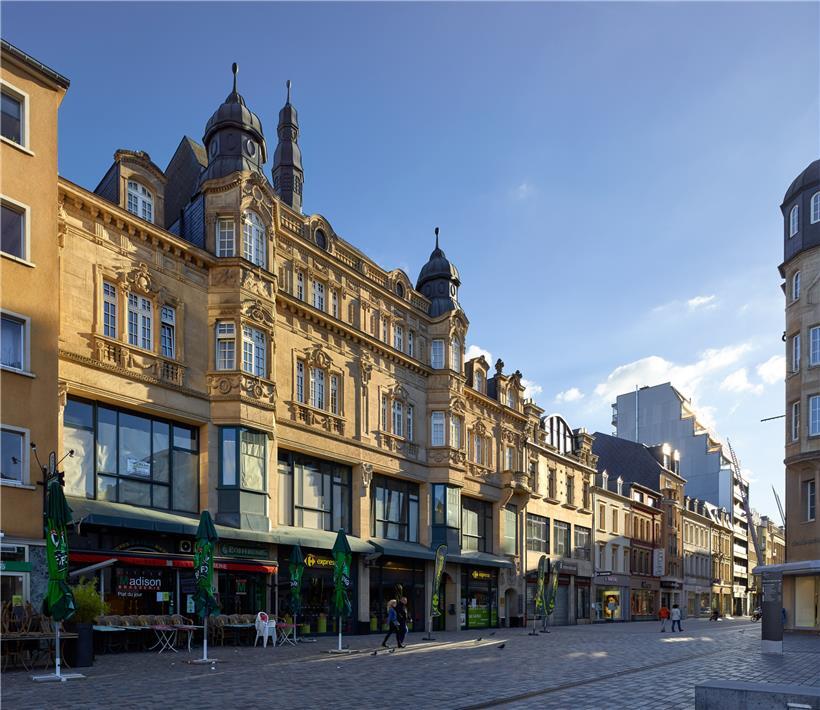 Das Sichel-Haus ist eines der beeindruckendsten Gebäude der Stadt Esch
