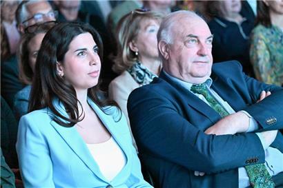 Das Spitzenduo der DP für die Europawahlen: Amela Skenderovic und Charles Goerens
