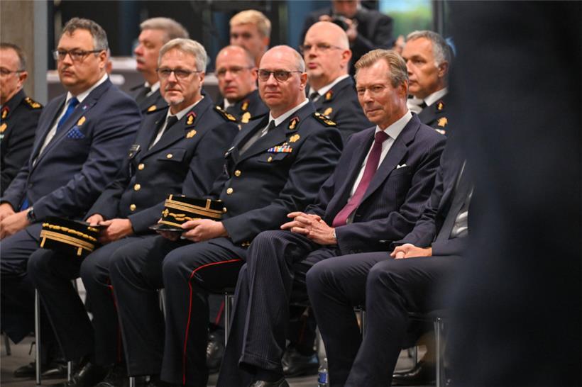 Das Staatsoberhaupt kam für einen Abschiedsbesuch nach Gasperich