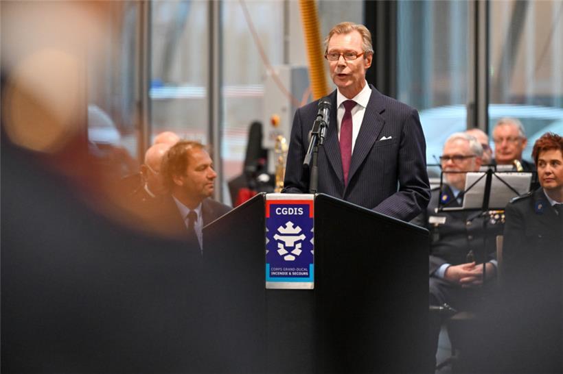 Das Staatsoberhaupt richtete sich an die Anwesenden