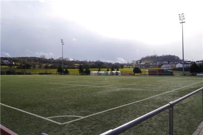 Das Stadion könnte dort entstehen, wo sich heute der Fußballplatz des CS Oberkorn befindet
