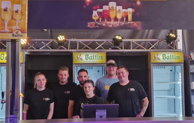 Das Taverne-Grambinus-Team: (v.l.) Larisa, Laurent, Stefan, Elena, Tom und Chris
