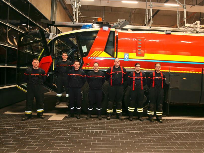 Das Team, das an Heiligabend im Einsatz war

