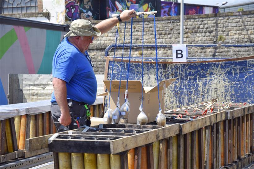 Das Team ist gut eingespielt – jeder kennt seine Aufgaben 
