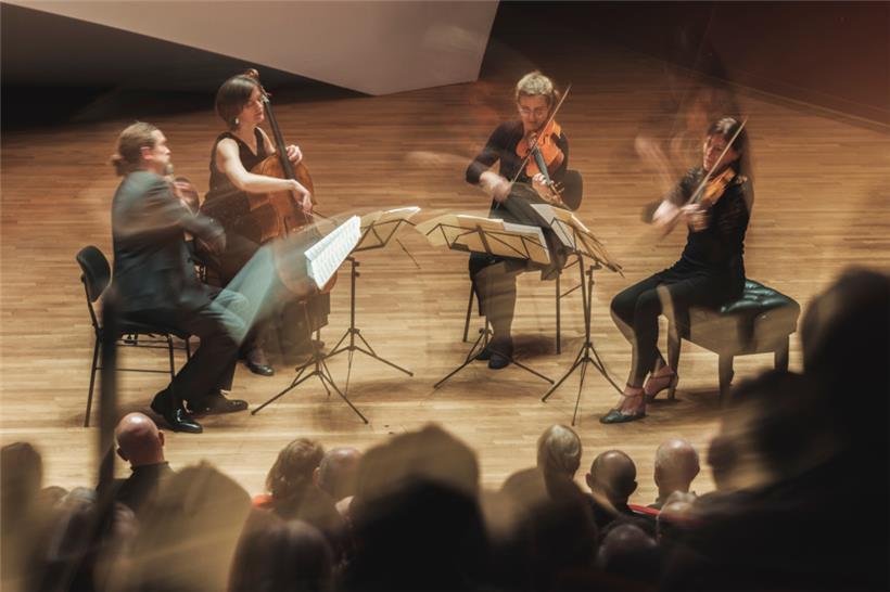 Das Tetzlaff-Quartett beim Konzert in der Philharmonie
