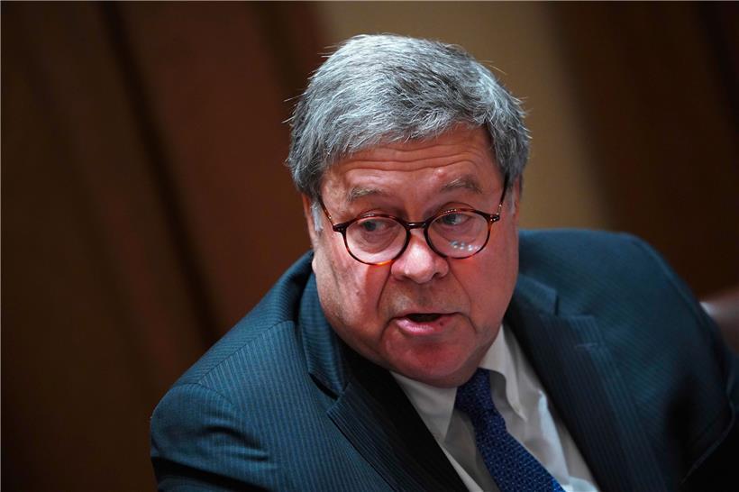 Das US-Justizministerium hat nach Angaben von Minister Barr bislang keine Beweise für den von US-Präsident Trump behaupteten Wahlbetrug im großen Stil gefunden
