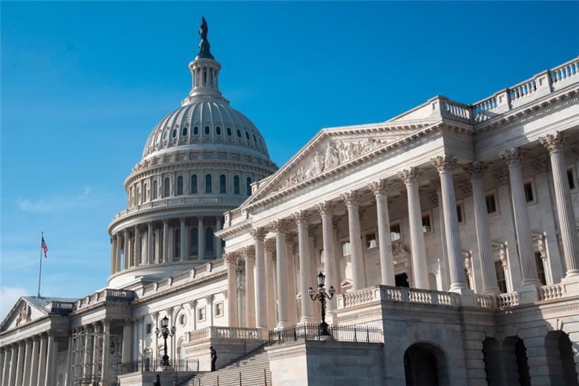 Das US-Kapitolgebäude: Die Wähler entscheiden am Dienstag über die Zusammensetzung der beiden gesetzgebenden Kammern
