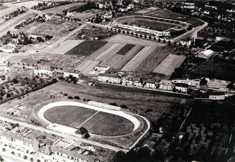 Das Velodrom von Belair. Im Bild oben das Stadion an der Arloner Straße.
