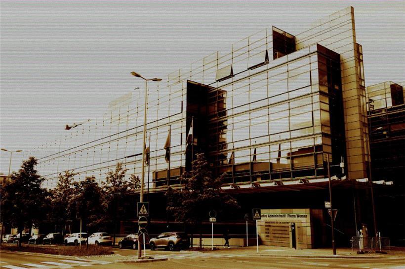 Das Verwaltungsgebäude auf dem Kirchberg, in dem das Luxemburger Justizministerium residiert
