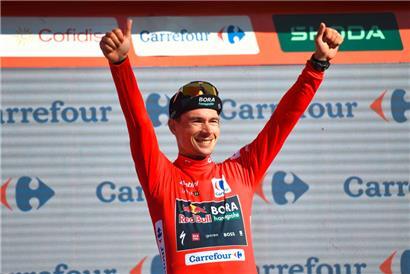 Das Zeitfahren am Sonntag wurde für Primoz Roglic zur Triumphfahrt
