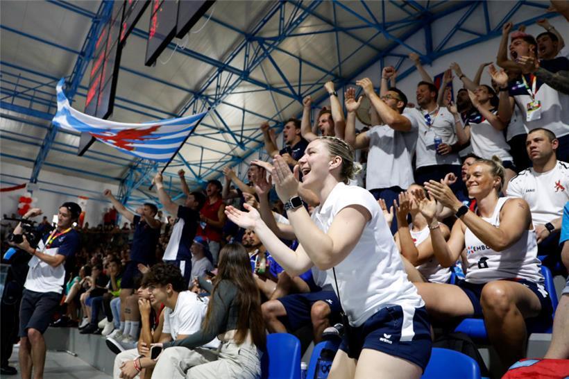 Das echte JPEE-Feeling: Beim Finale der Männer platzte die Basketball-Halle auf Malta 2023 aus allen Nähten
