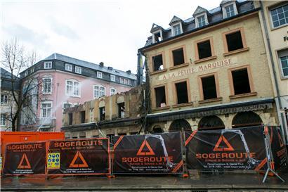 Das ehemalige Hotel „Petite Marquise“ wurde am 11. Dezember 2017 abgerissen
