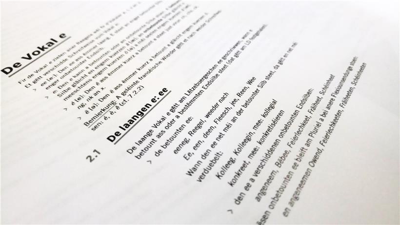 Das lange „e“ wird jetzt sinniger verdoppelt