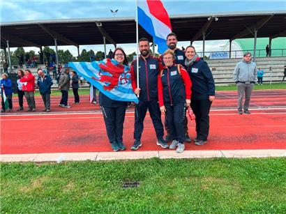 Das luxemburgische IGP-Team (v. l.): Tess Borrega, David Borrega, Anne Conter, Daniel Borrega und Michelle Reiland
