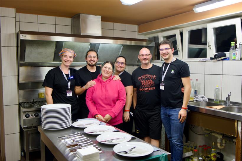 Das motivierte Küchenteam