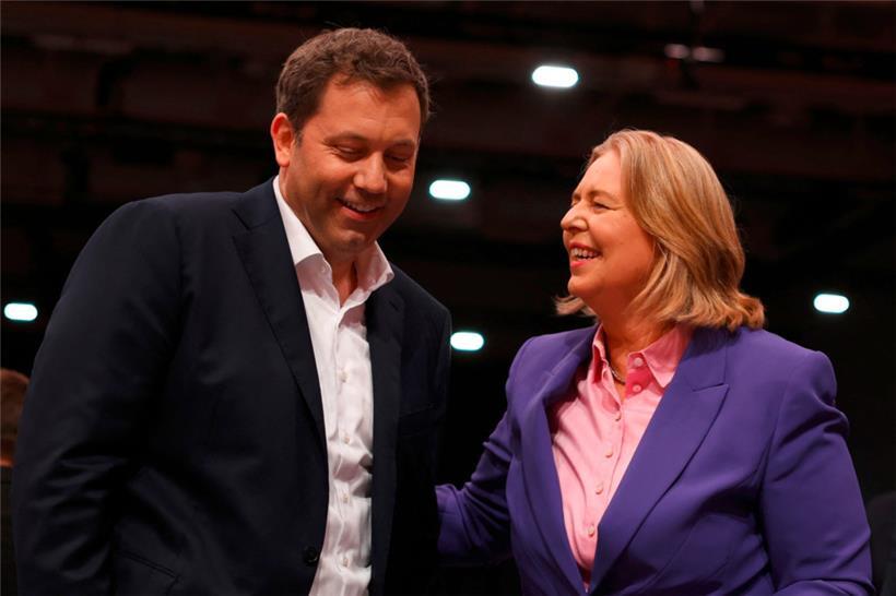 Das neue Führungsduo der SPD: Bärbel Bas (r.) und Lars Klingbeil 
