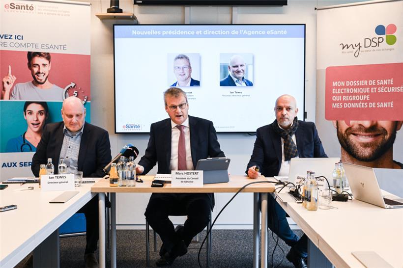 Das neue Führungstrio von eSanté: Ian Tewes, Marc Hostert und Giuseppe Fontane
