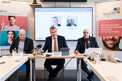 Das neue Führungstrio von eSanté: Ian Tewes, Marc Hostert und Giuseppe Fontane
